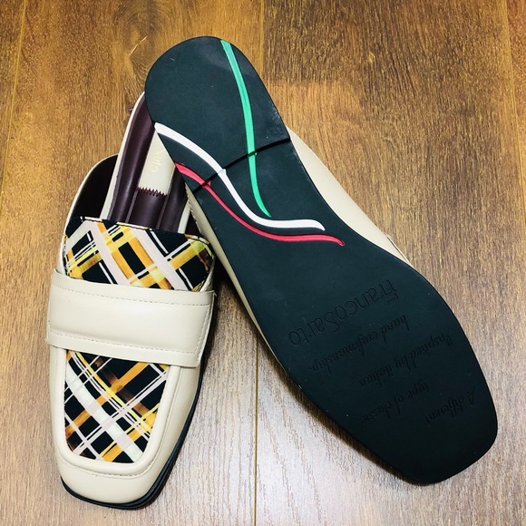 New Franco Sarto Duval Leather/Cashmere Mule 7.5 - Picture 4 of 4